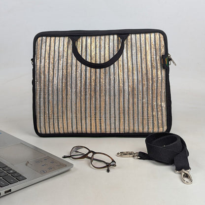Upcycled Handcrafted Laptop Sleeves 14 inches (LSB140526-003) PS_W