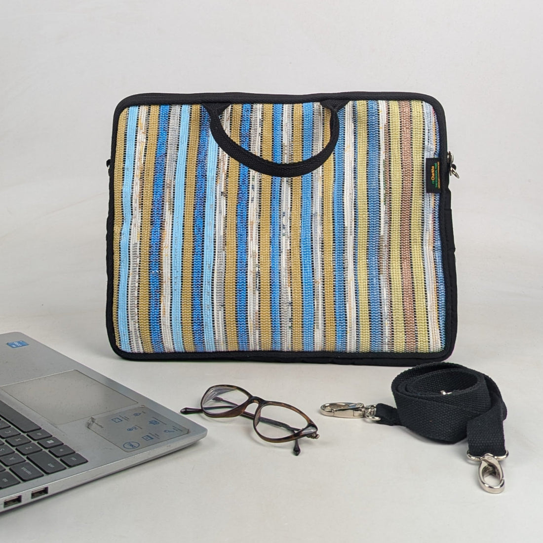 Upcycled Handcrafted Laptop Sleeves 14 inches (LSB140526-004) PS_W