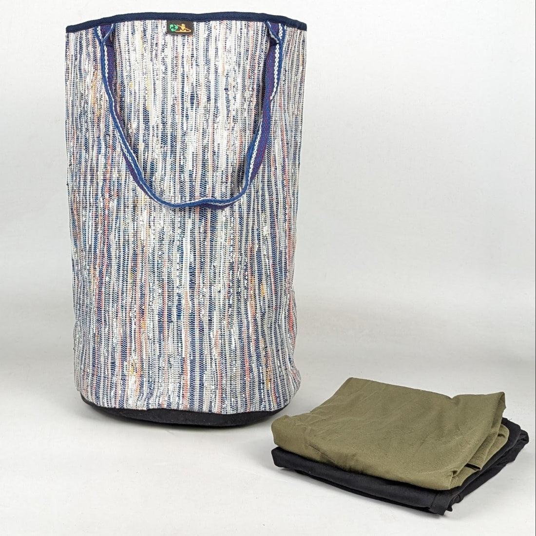 Upcycled Handcrafted Laundry Bag (LBG0426-002) PS_W