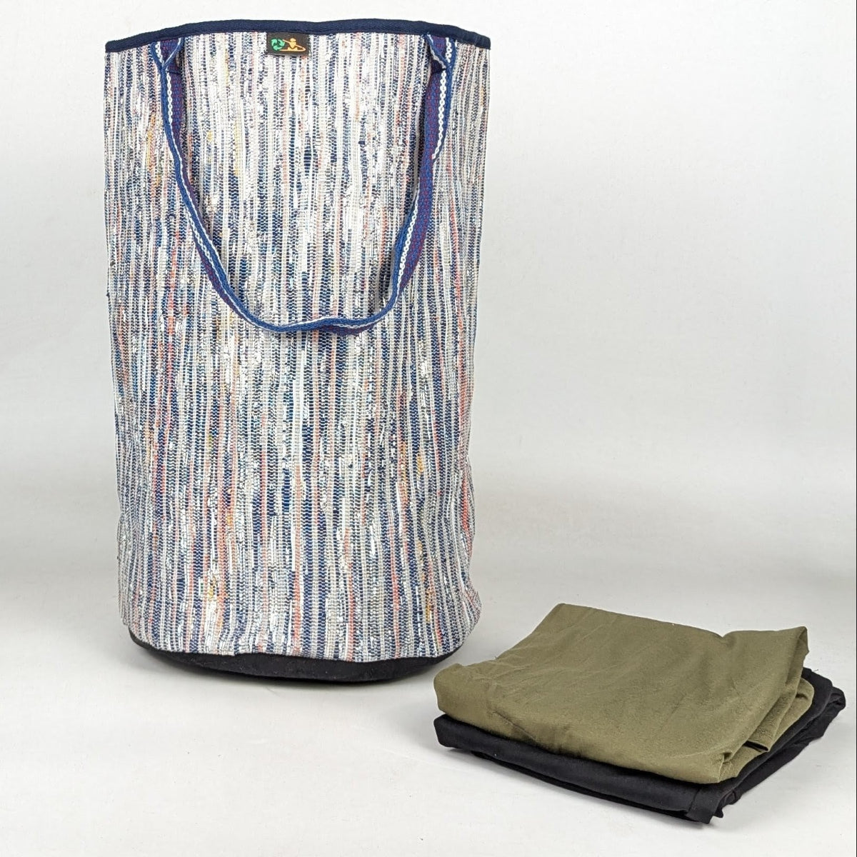 Upcycled Handcrafted Laundry Bag (LBG0426-002) PS_W