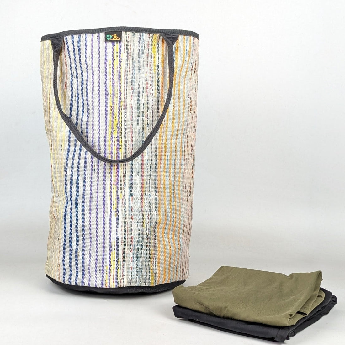 Upcycled Handcrafted Laundry Bag (LBG0426-003) PS_W