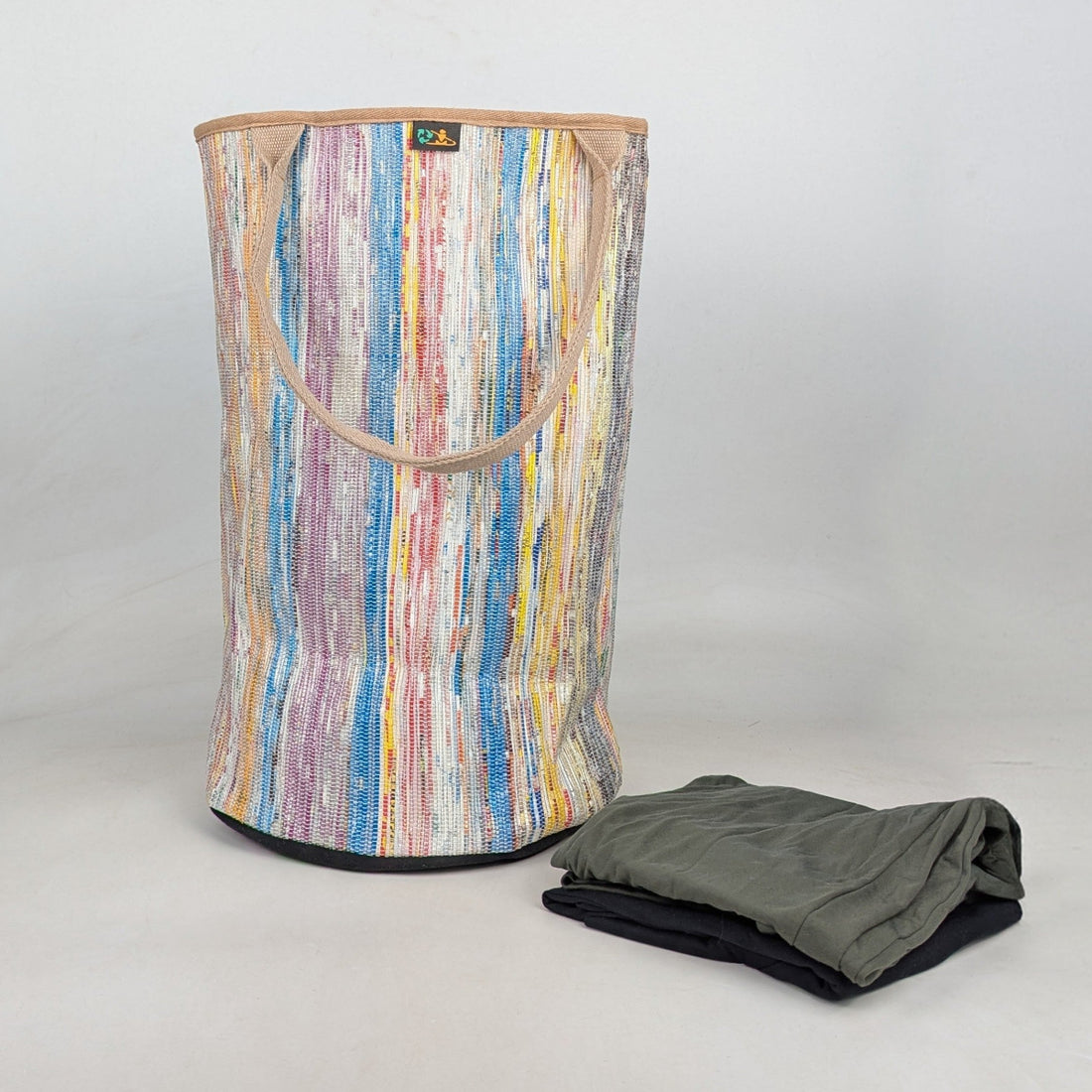 Upcycled Handcrafted Laundry Bag (LBG0626-004) PS_W