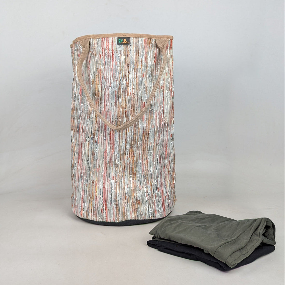 Upcycled Handcrafted Laundry Bag (LBG0626-009) PS_W