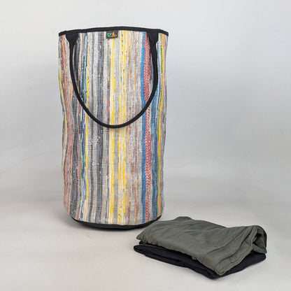 Upcycled Handcrafted Laundry Bag (LBG0626-010) PS_W