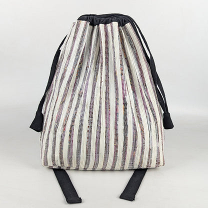 Upcycled Handcrafted Light Backpack (NLBP0525-013) PS_W