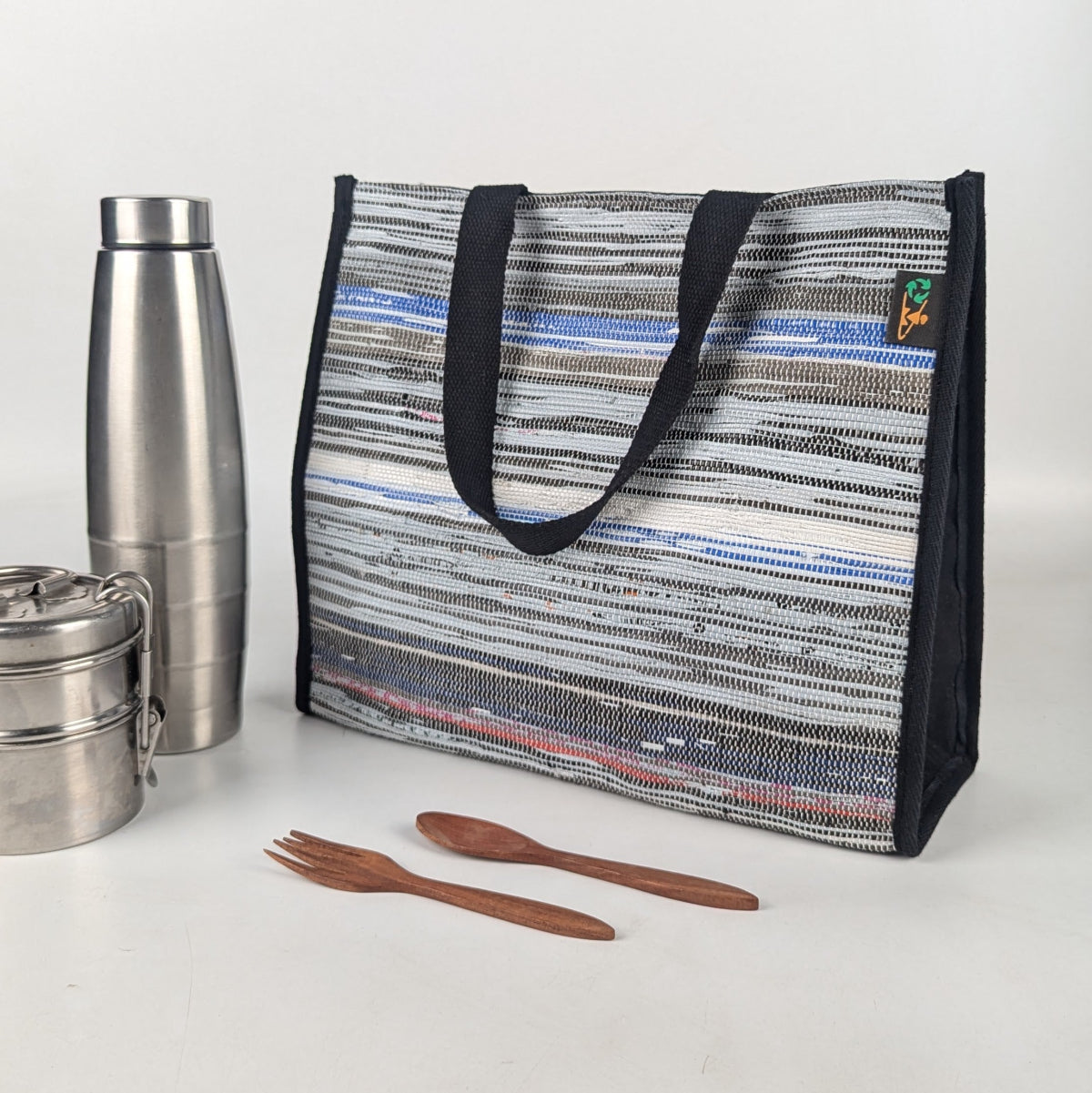 Upcycled Handcrafted Lunch Bag (LB0525-001) PS_W