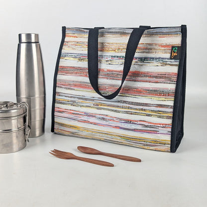 Upcycled Handcrafted Lunch Bag (LB0525-004) PS_W