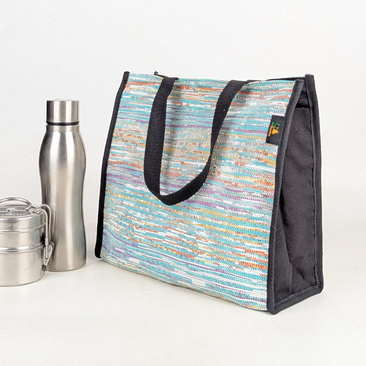 Upcycled Handcrafted Lunch Bag (LB0526-010) PS_W