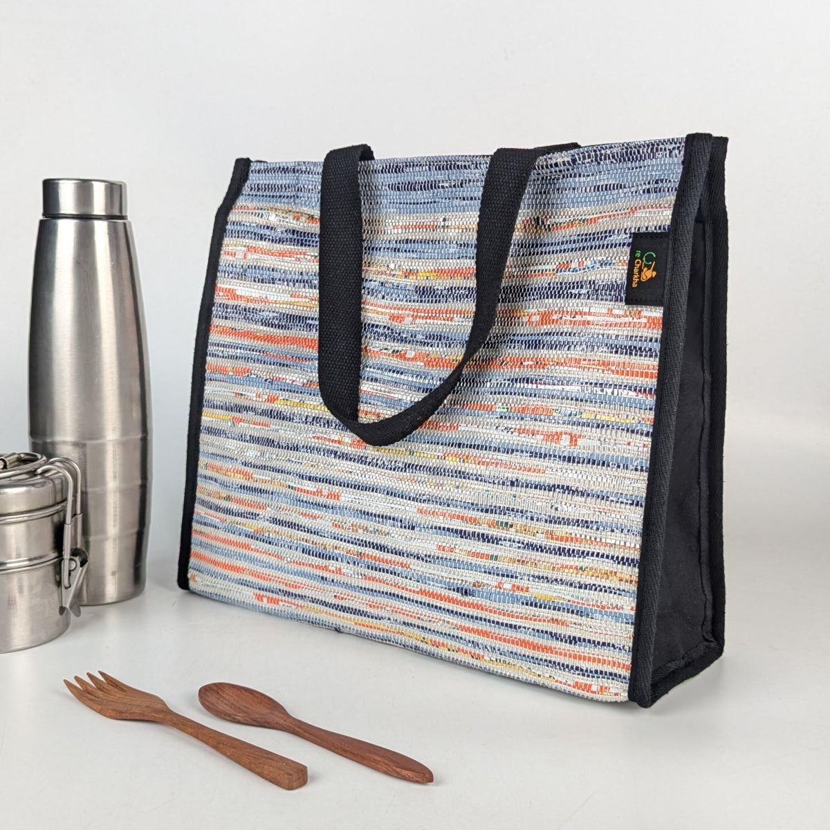 Upcycled Handcrafted Lunch Bag (LB0925-005) PS_W