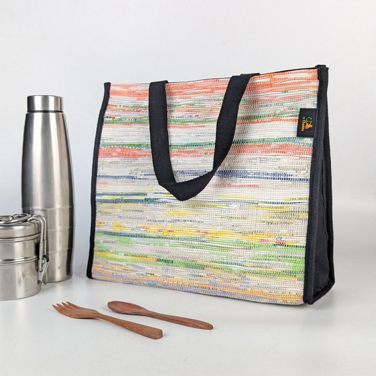 Upcycled Handcrafted Lunch Bag (LB0925-007) PS_W