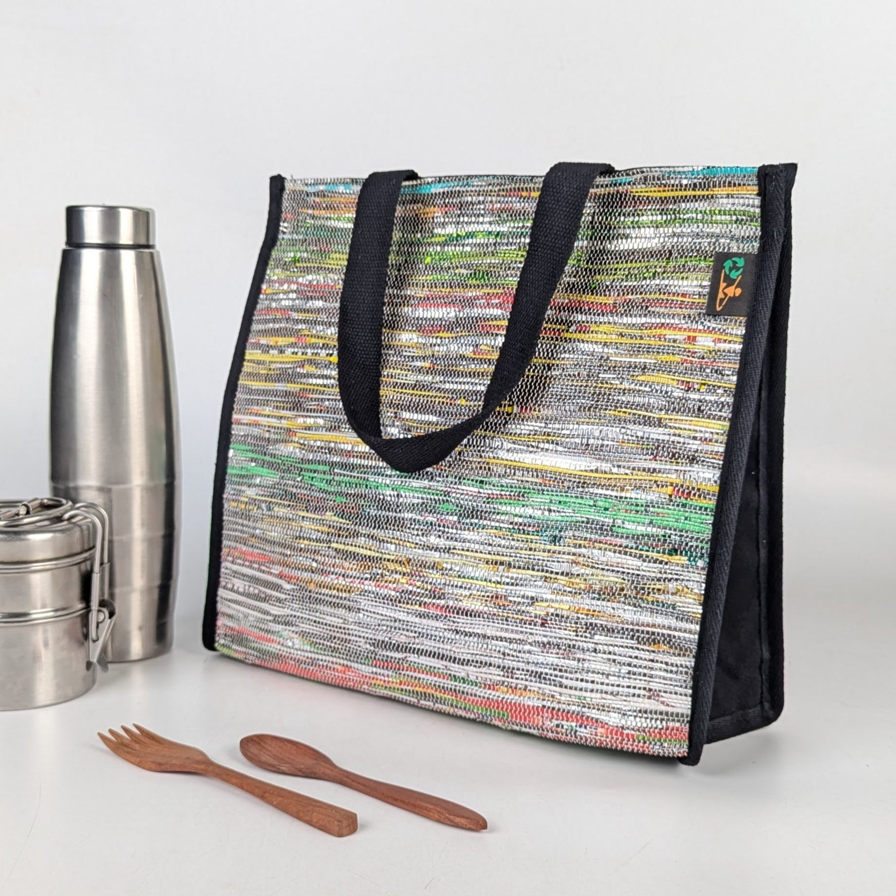 Upcycled Handcrafted Lunch Bag (LB0925-008) PS_W
