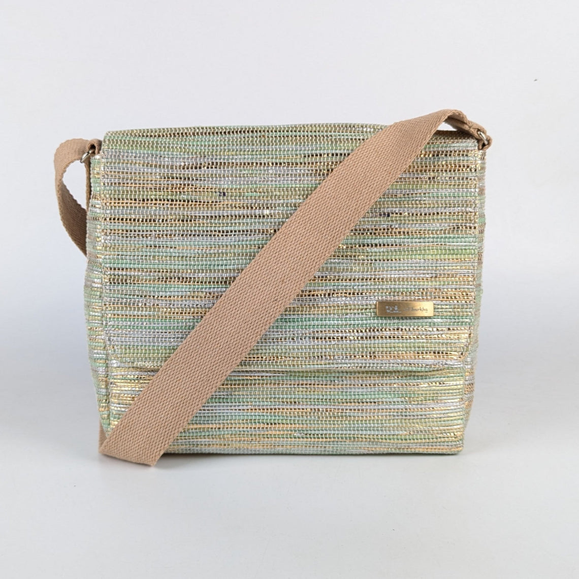 Upcycled Handcrafted Messenger Bag (MB0525-011) PS_W