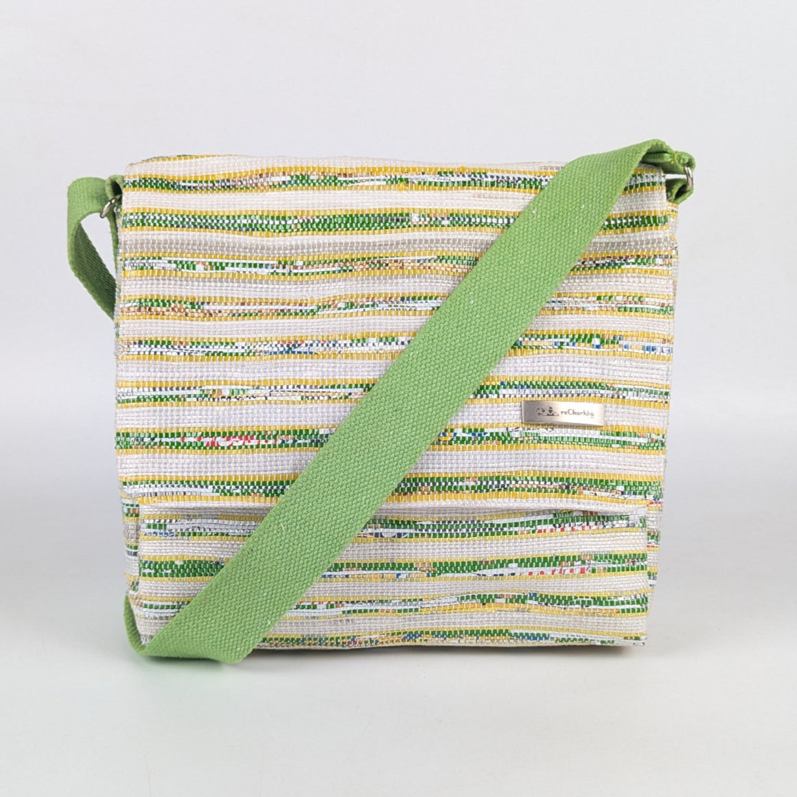 Upcycled Handcrafted Messenger Bag (MB0525-018) PS_W