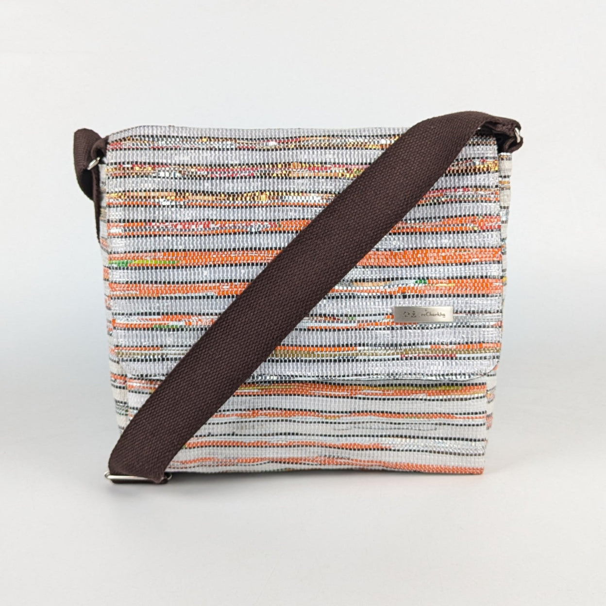 Upcycled Handcrafted Messenger Bag (MB0525-004) PS_W