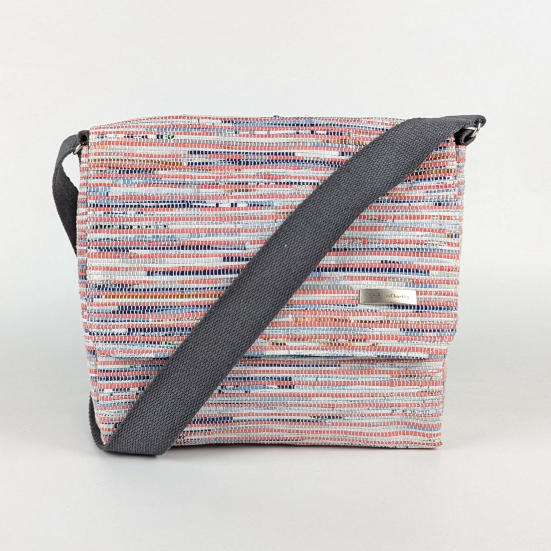 Upcycled Handcrafted Messenger Bag (MB0525-006) PS_W