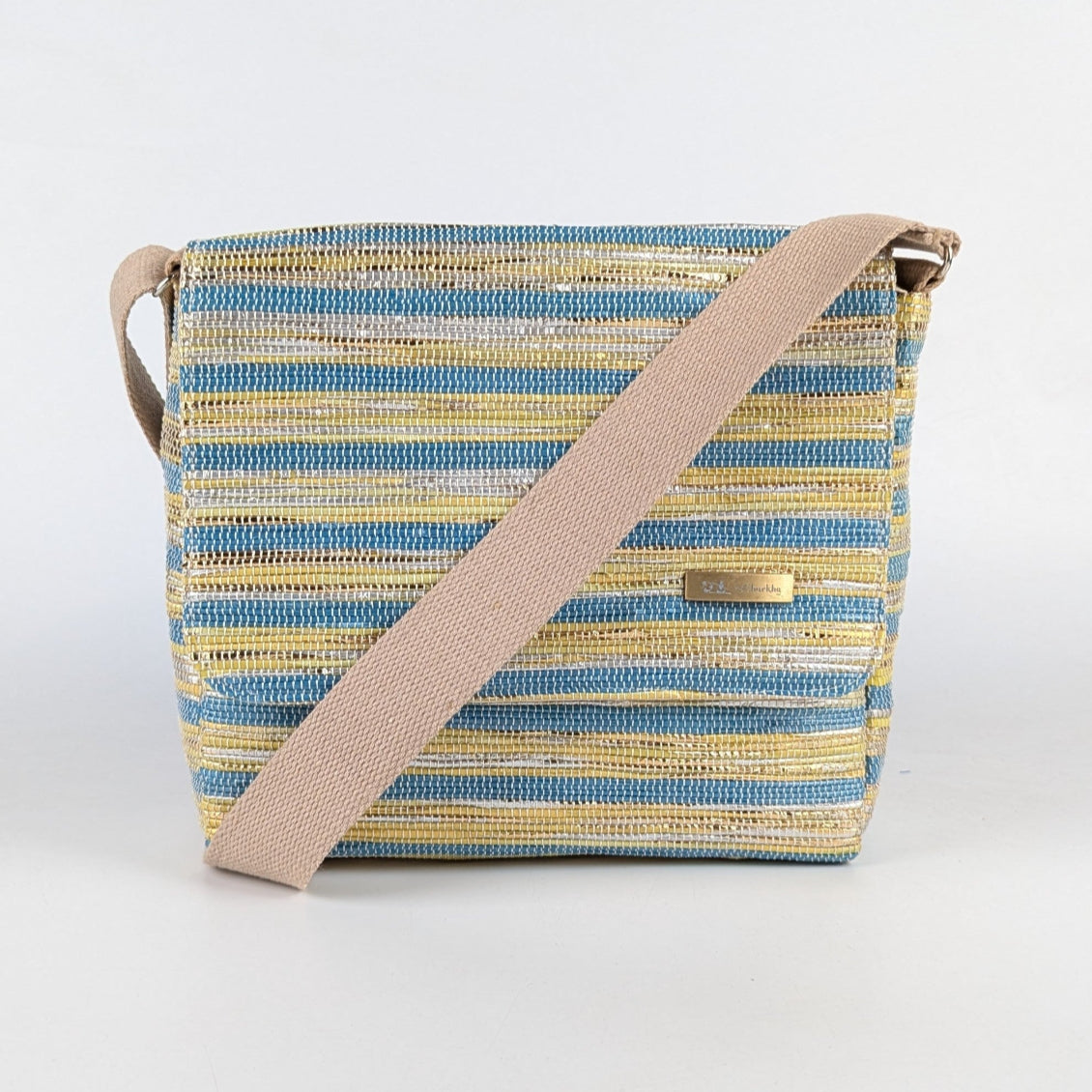 Upcycled Handcrafted Messenger Bag (MB0525-009) PS_W
