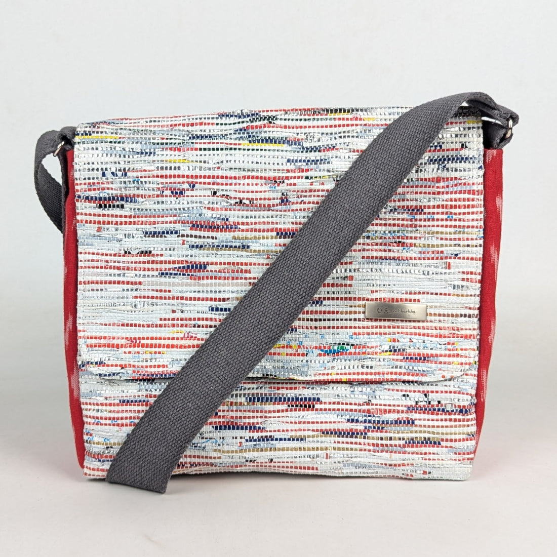 Upcycled Handcrafted Messenger Bag (MB0226-009) PS_W
