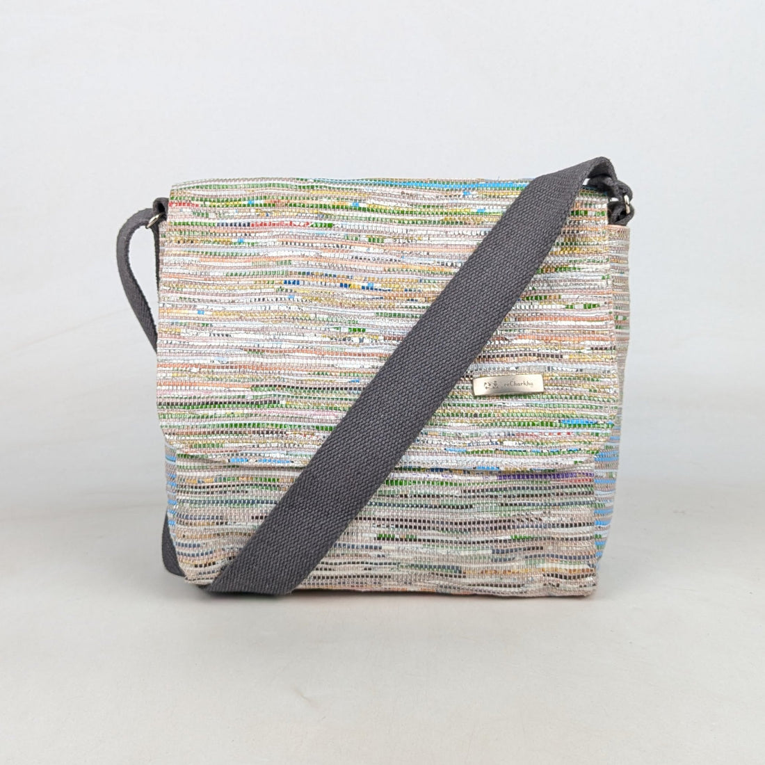 Upcycled Handcrafted Messenger Bag (MB0626-006) PS_W