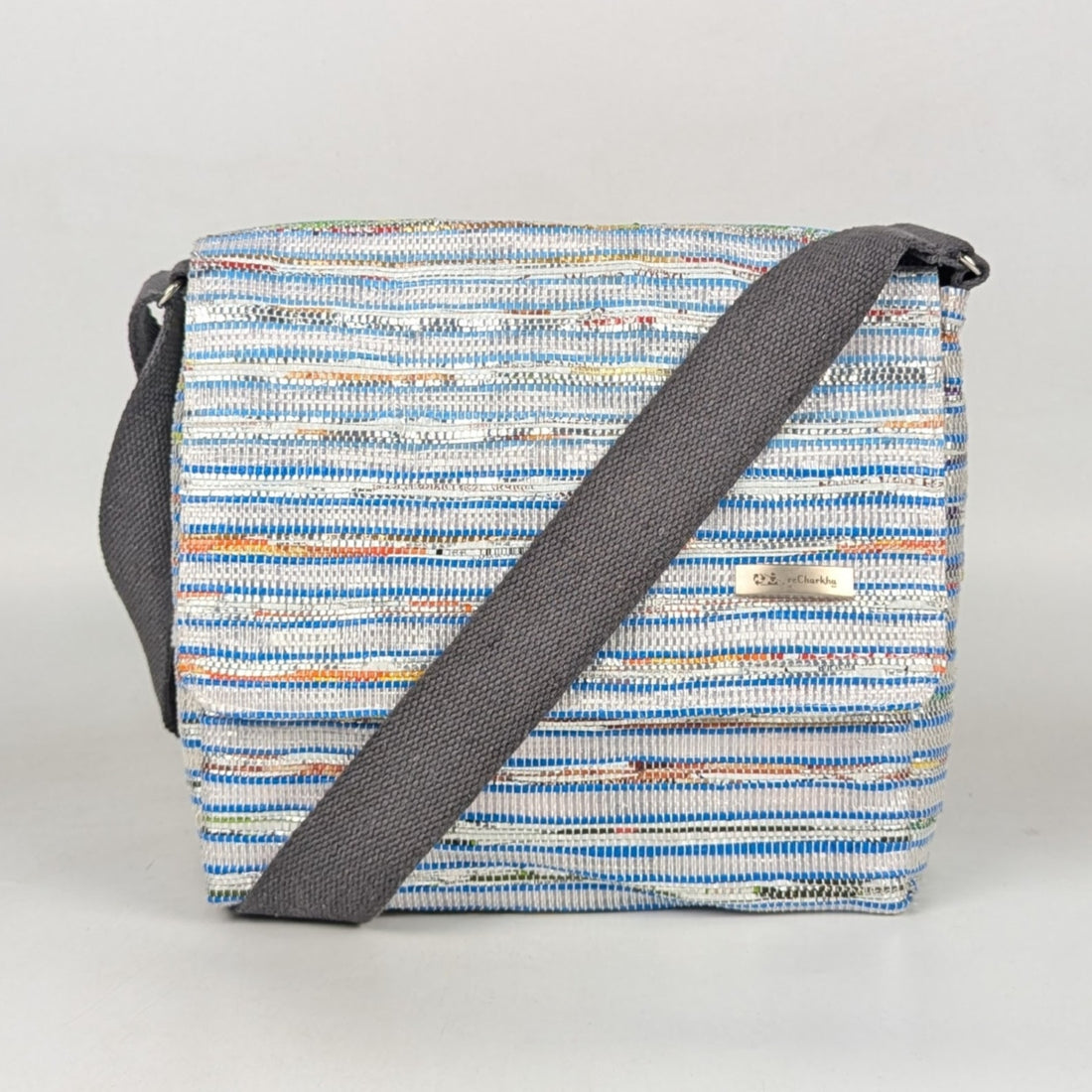 Upcycled Handcrafted Messenger Bag (MB0825-001) PS_W