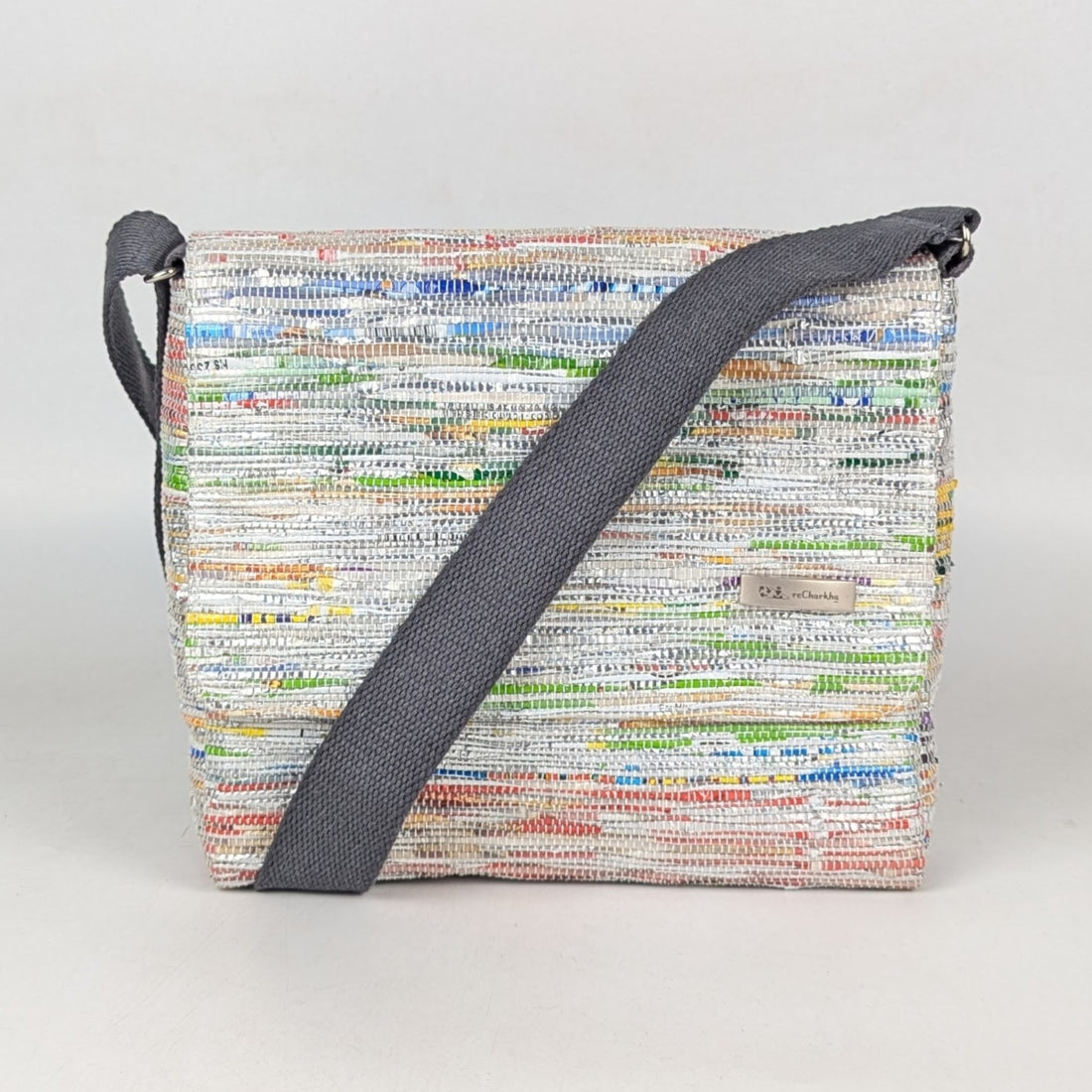Upcycled Handcrafted Messenger Bag (MB0825-002) PS_W