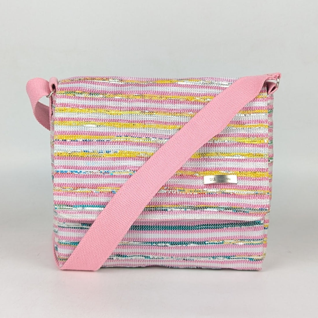 Upcycled Handcrafted Messenger Bag (MB0825-010) PS_W