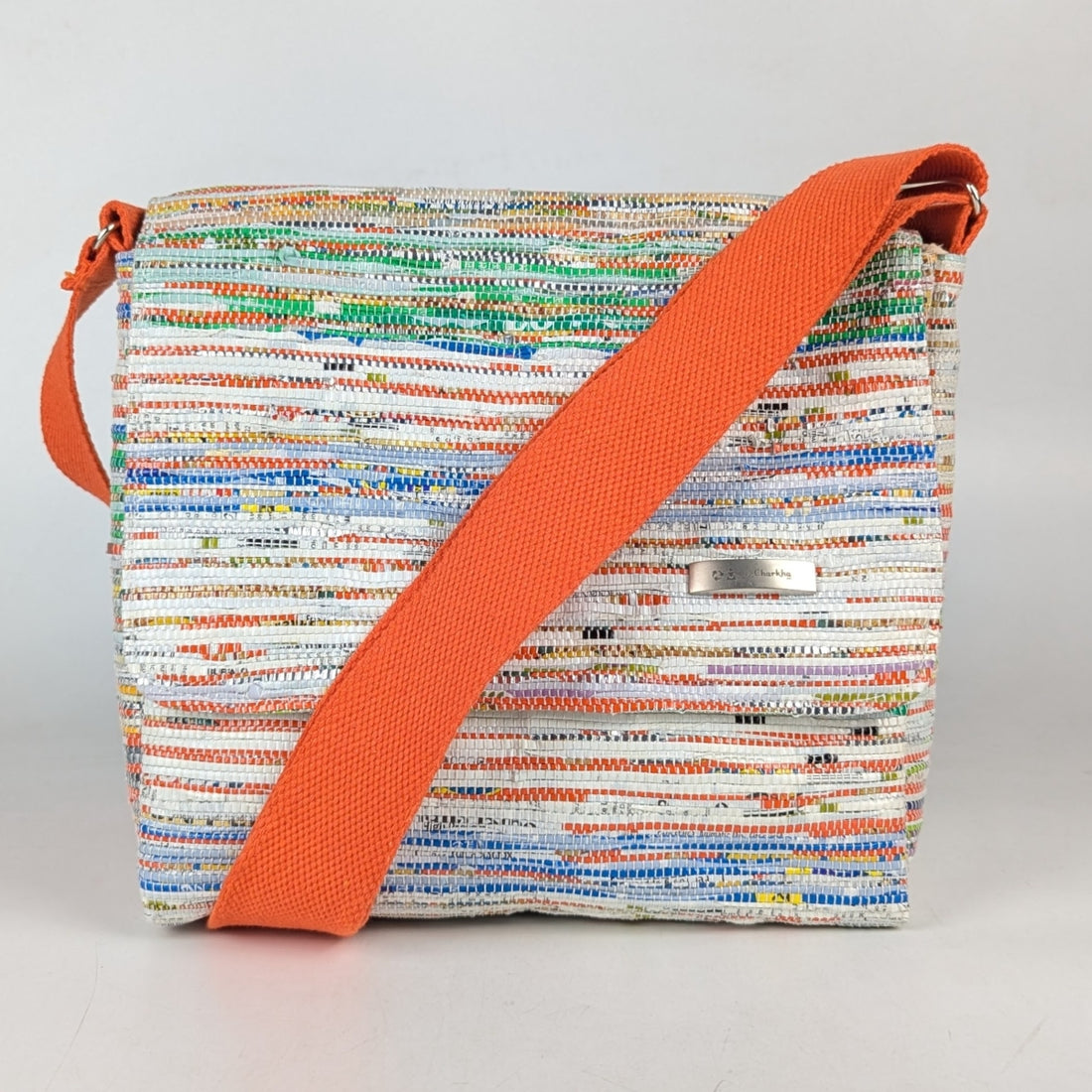 Upcycled Handcrafted Messenger Bag (MB1025-003) PS_W