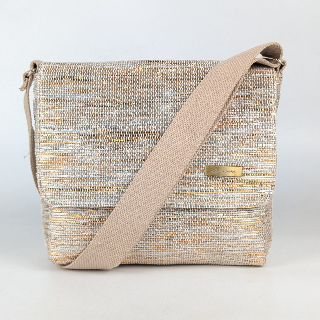 Upcycled Handcrafted Messenger Bag (MB1025-006) PS_W