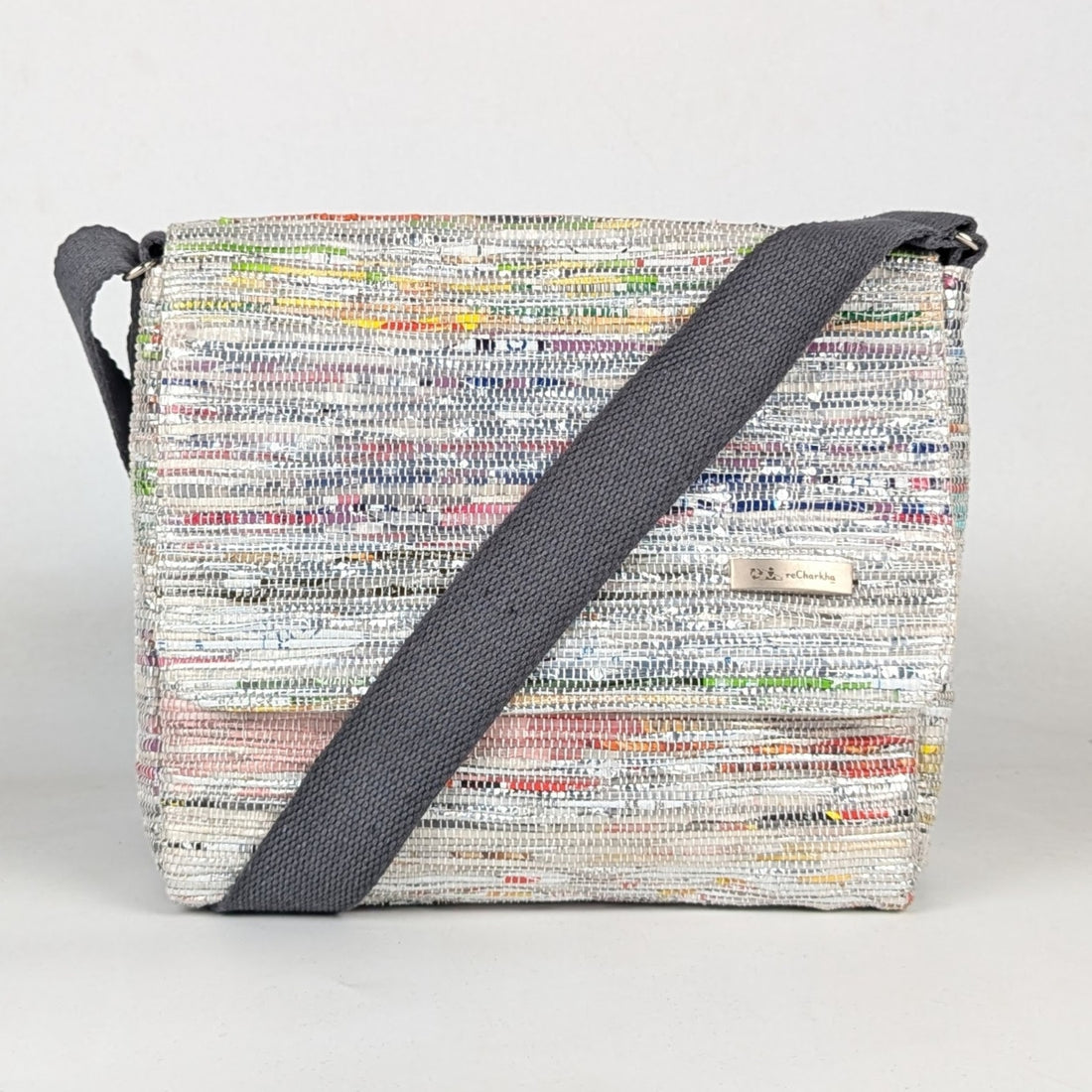 Upcycled Handcrafted Messenger Bag (MB1225-004) PS_W