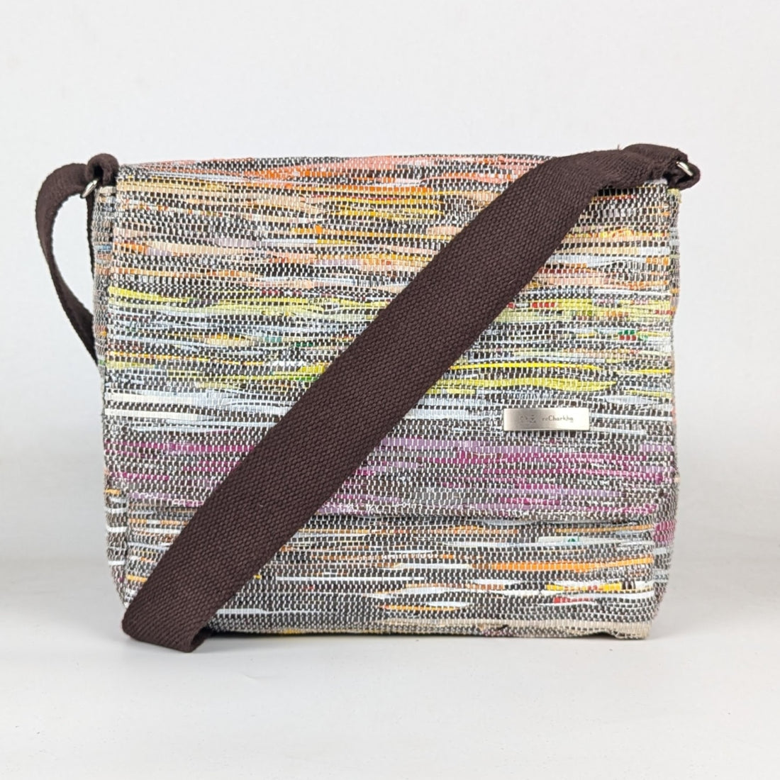 Upcycled Handcrafted Messenger Bag (MB1225-009) PS_W