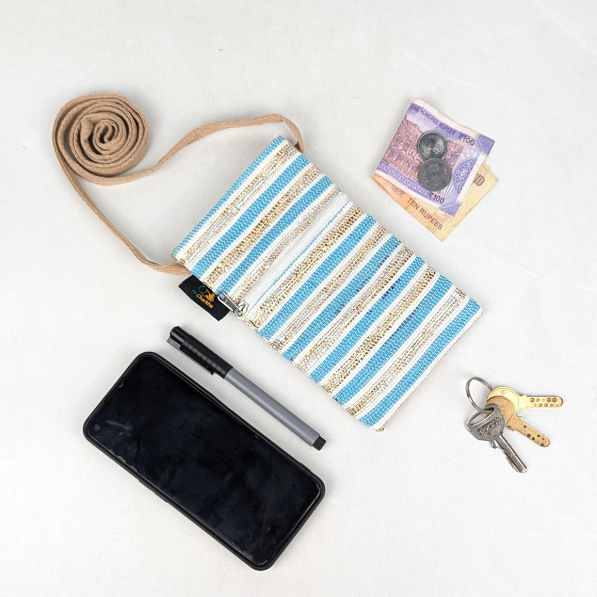 Upcycled Handcrafted Mobile Sling (MSL0726-001)