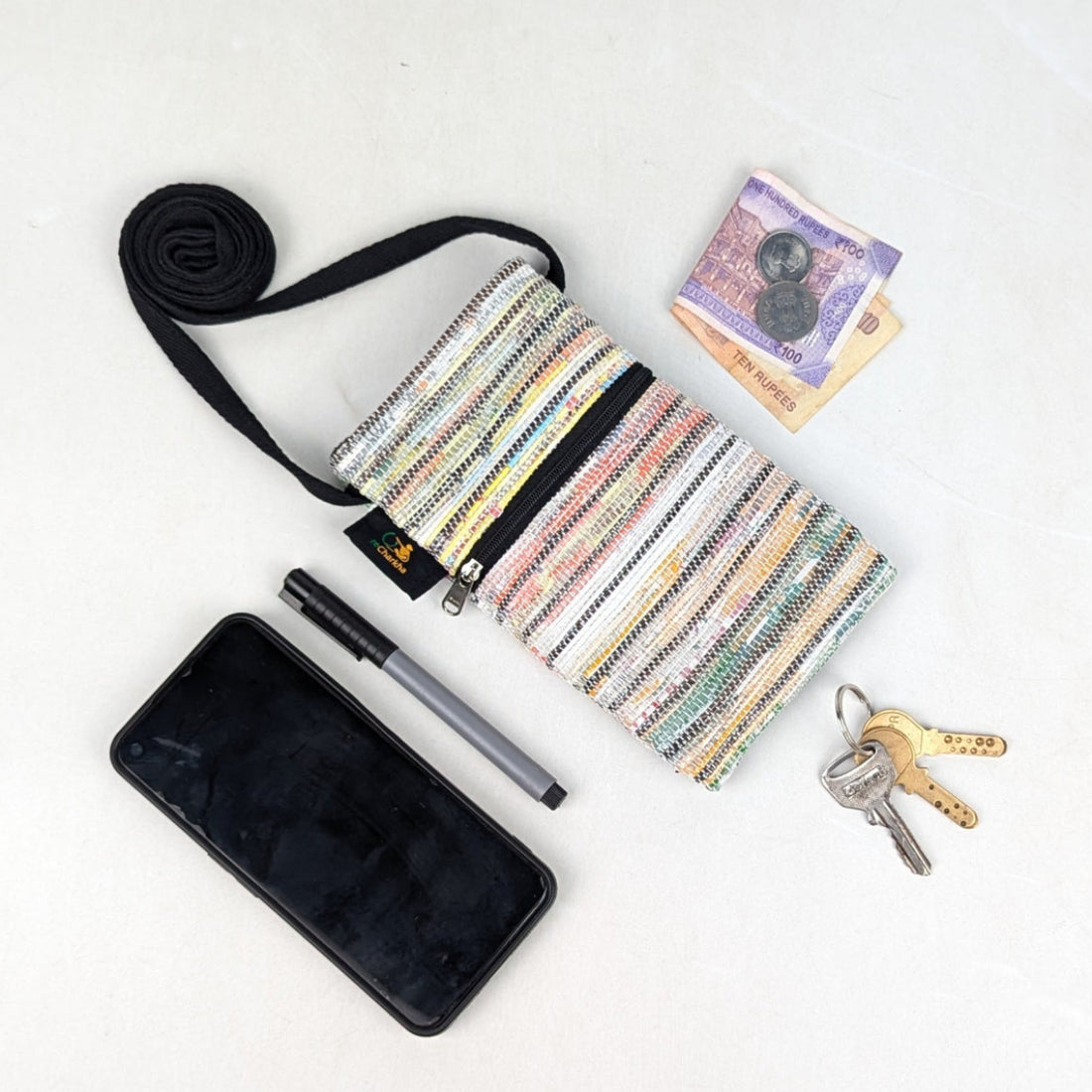 Upcycled Handcrafted Mobile Sling (MSL0726-003) 