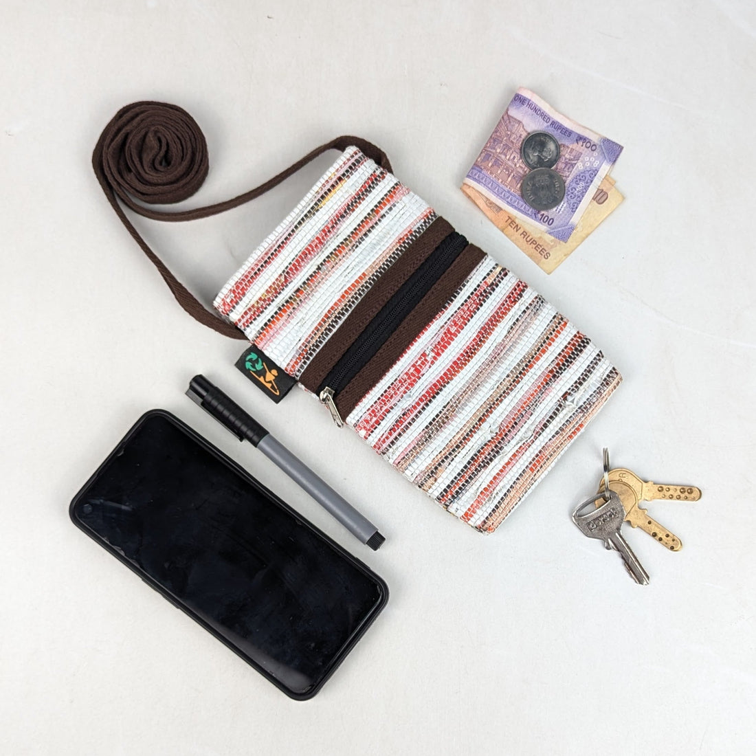 Upcycled Handcrafted Mobile Sling (MSL0726-005) 