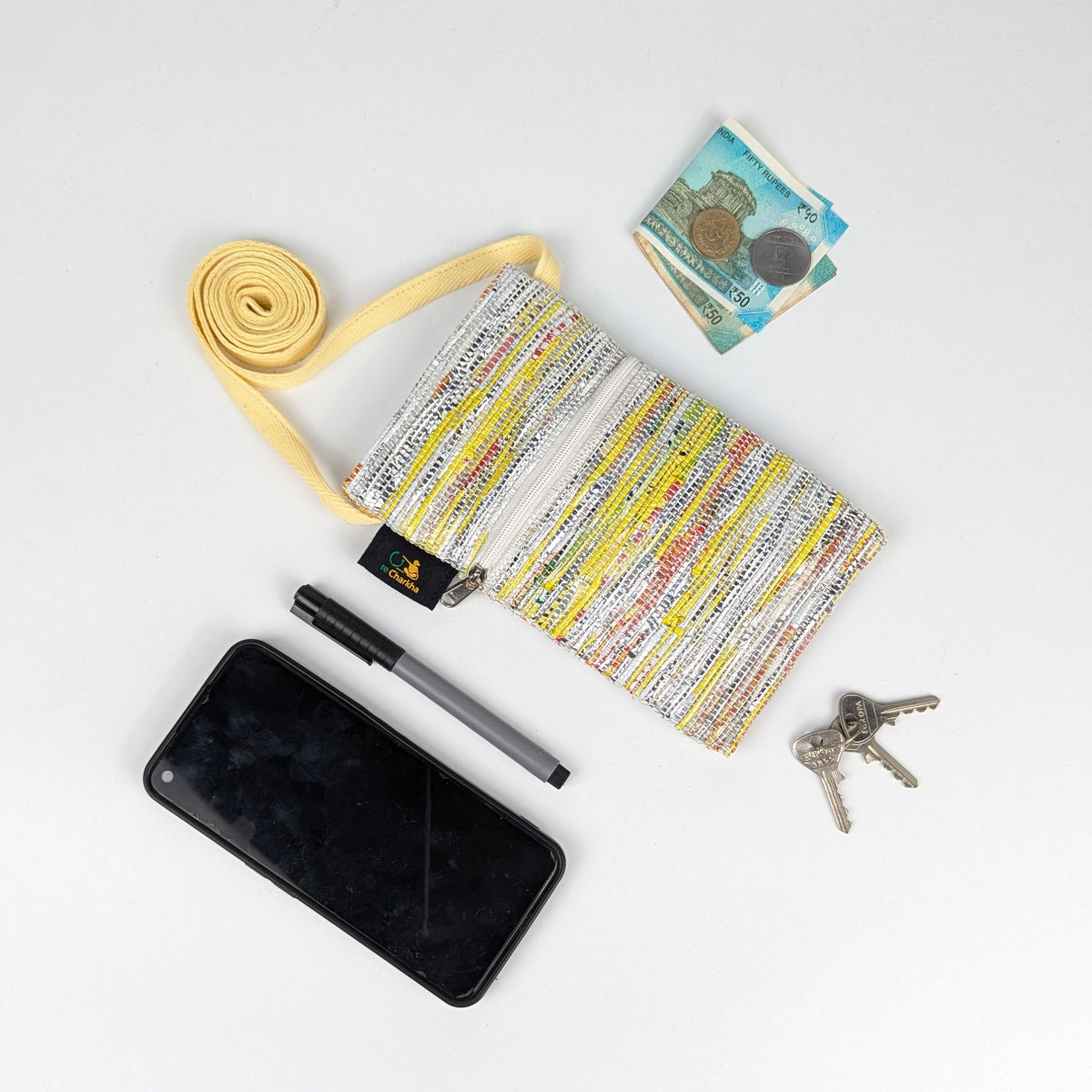 Upcycled Handcrafted Mobile Sling (MSL0826-006)