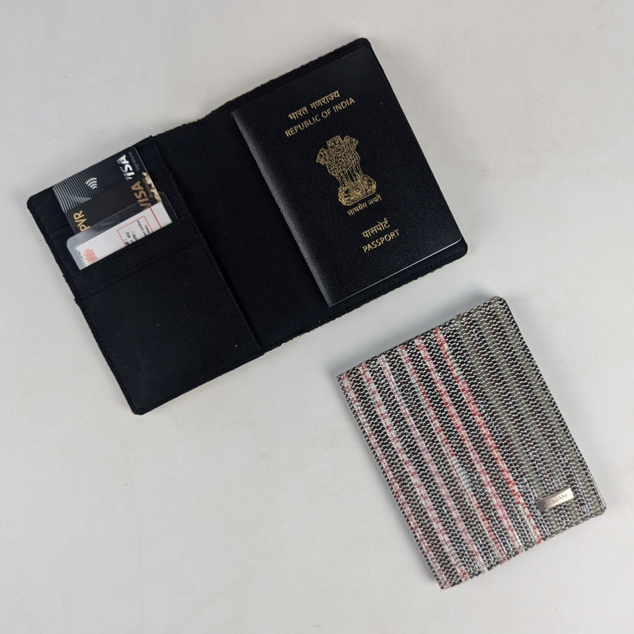 Upcycled Handcrafted Passport Cover (PC0425-017) PS_W