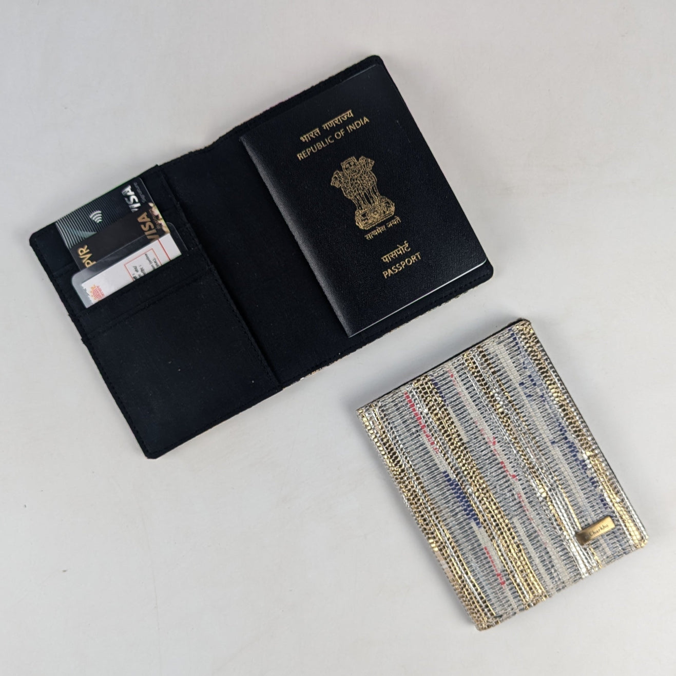 Upcycled Handcrafted Passport Cover (PC0425-020) PS_W