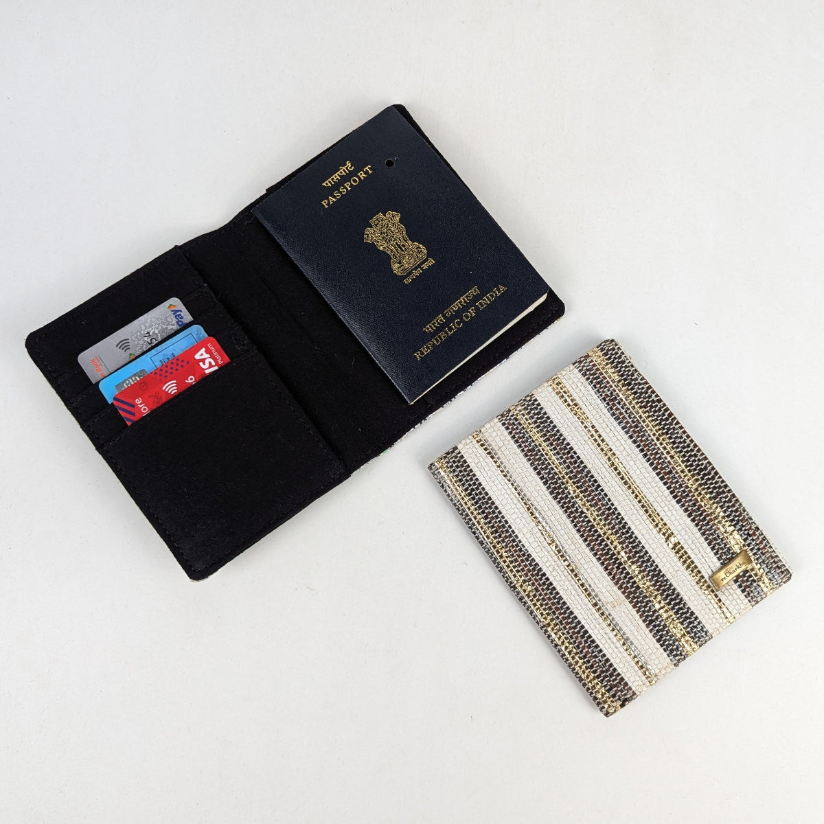 Upcycled Handcrafted Passport Cover (PC0126-009) PS_W