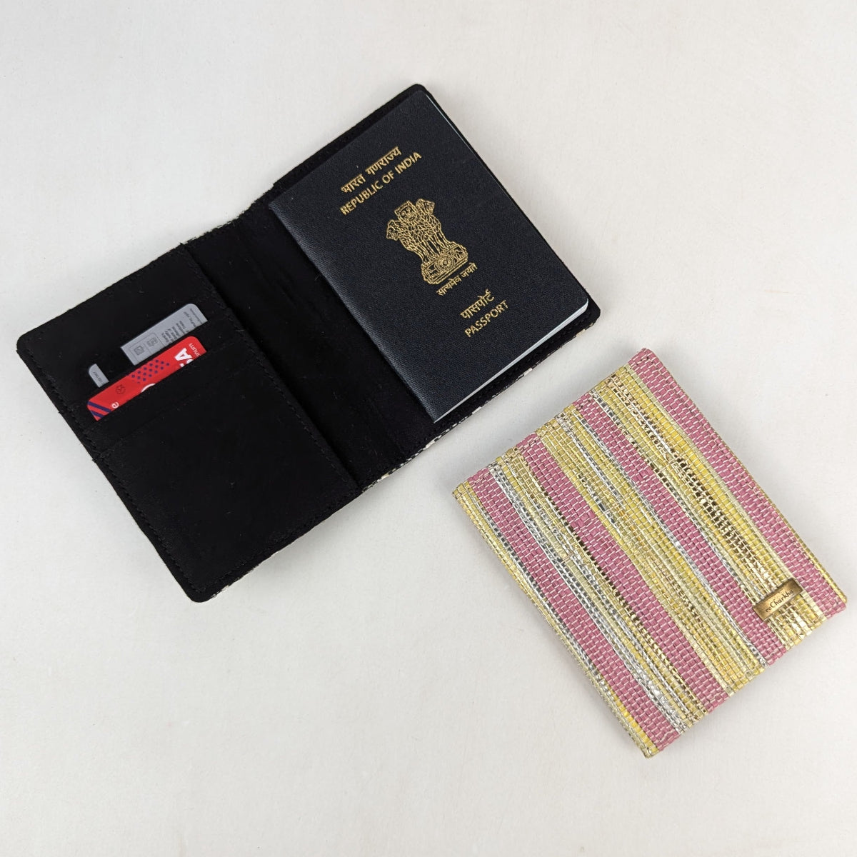 Upcycled Handcrafted Passport Cover (PC0526-006) PS_W