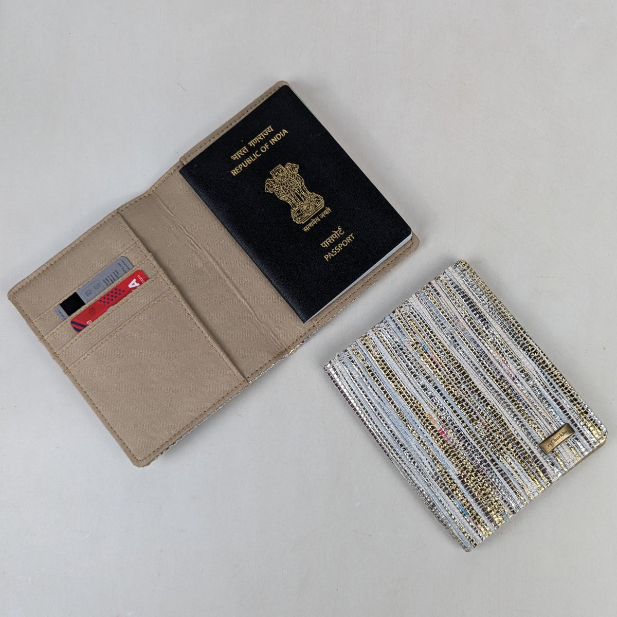 Upcycled Handcrafted Passport Cover (PC0526-020) PS_W