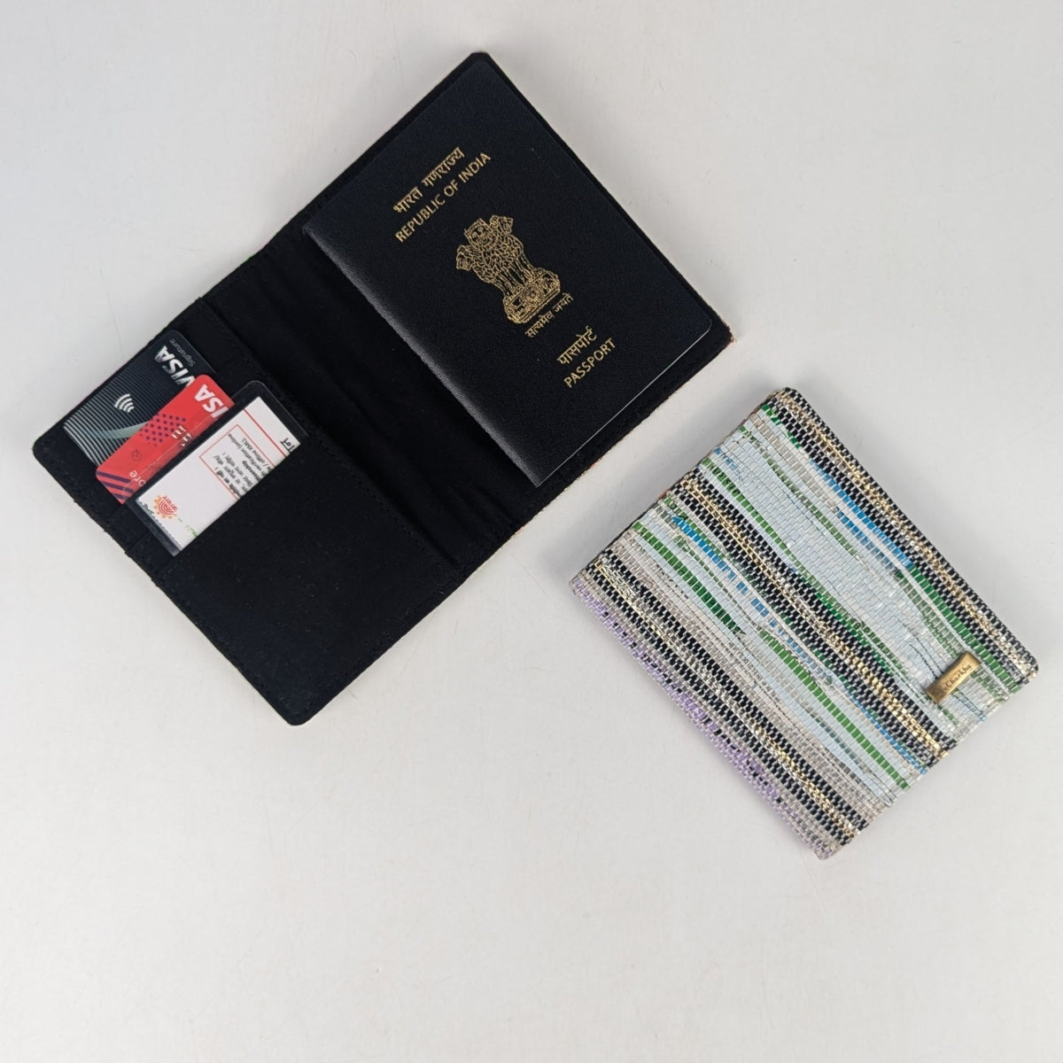 Upcycled Handcrafted Passport Cover (PC0725-007) PS_W