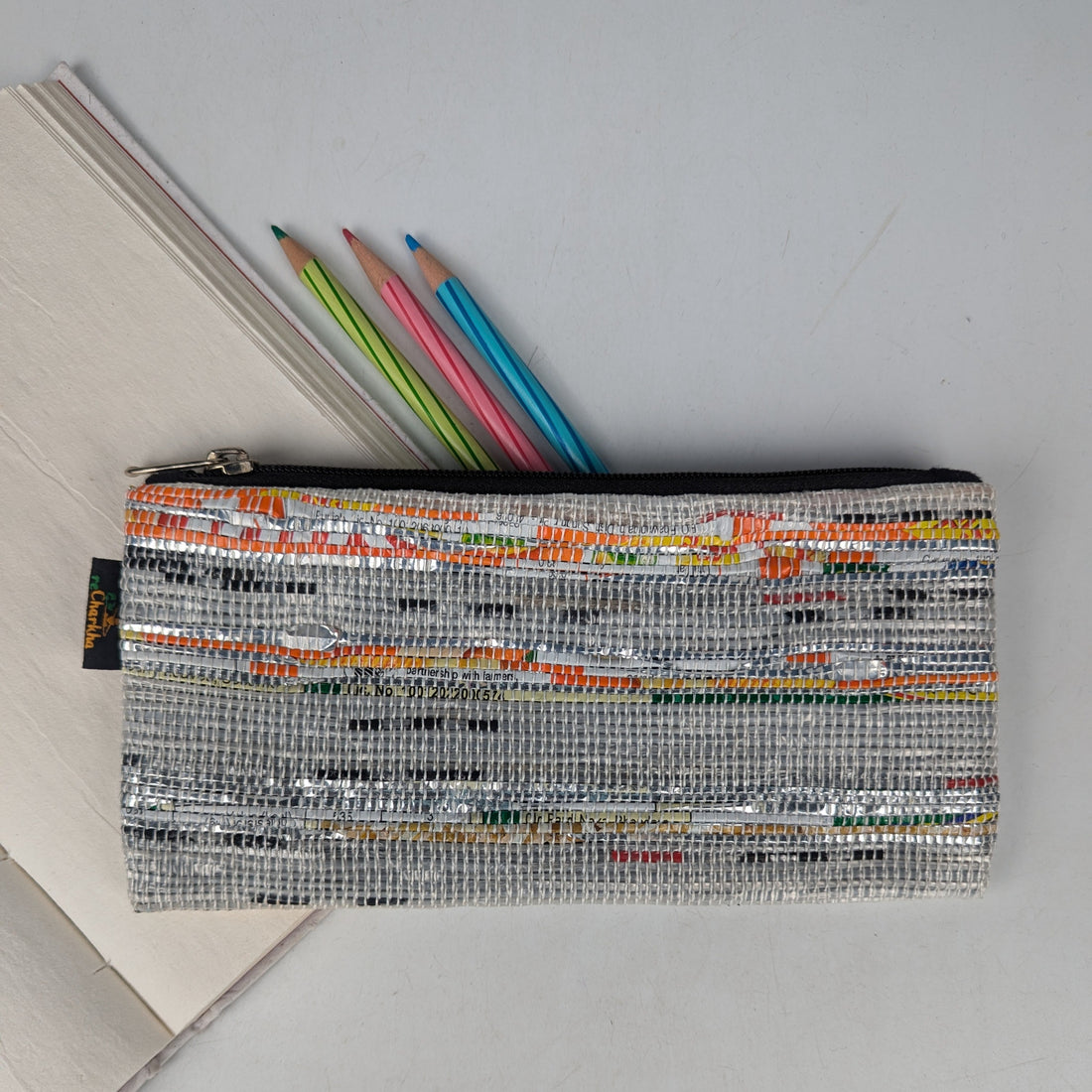 Upcycled Handwoven Pencil Pouch (PP0825-022) PS_W
