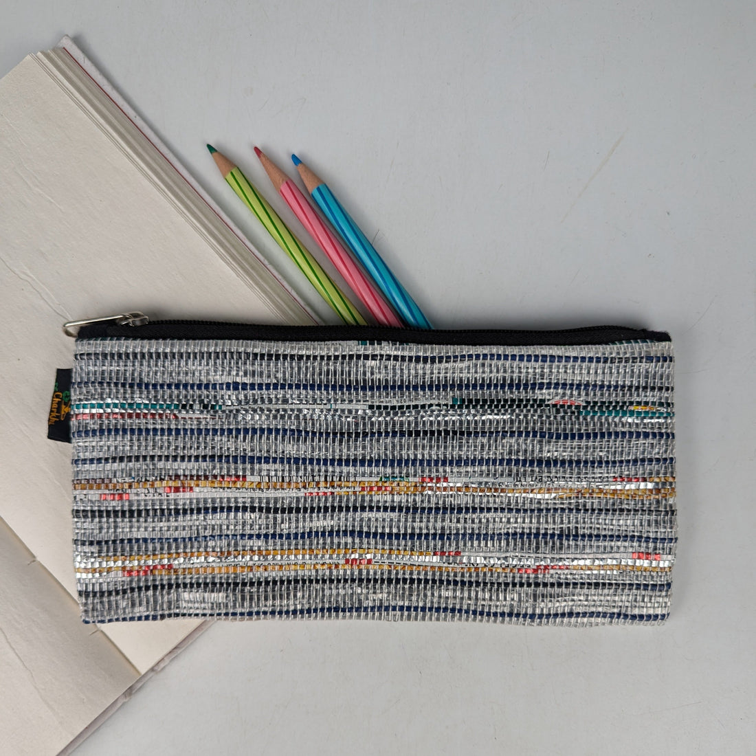 Upcycled Handwoven Pencil Pouch (PP0825-023) PS_W