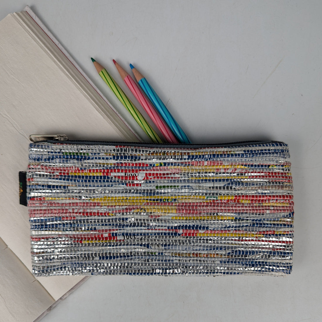 Upcycled Handwoven Pencil Pouch (PP0825-024) PS_W