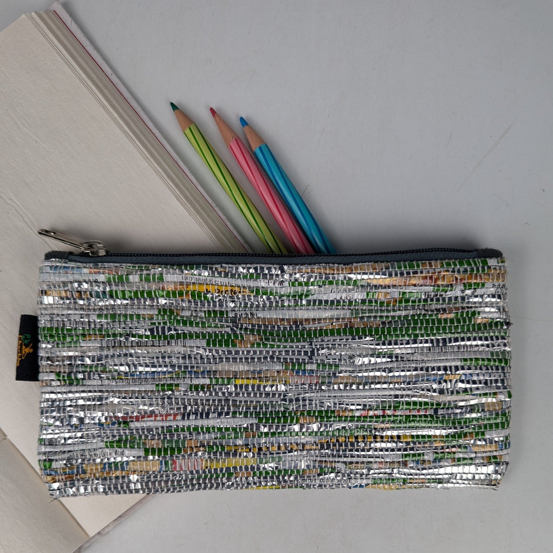 Upcycled Handwoven Pencil Pouch (PP0825-025) PS_W