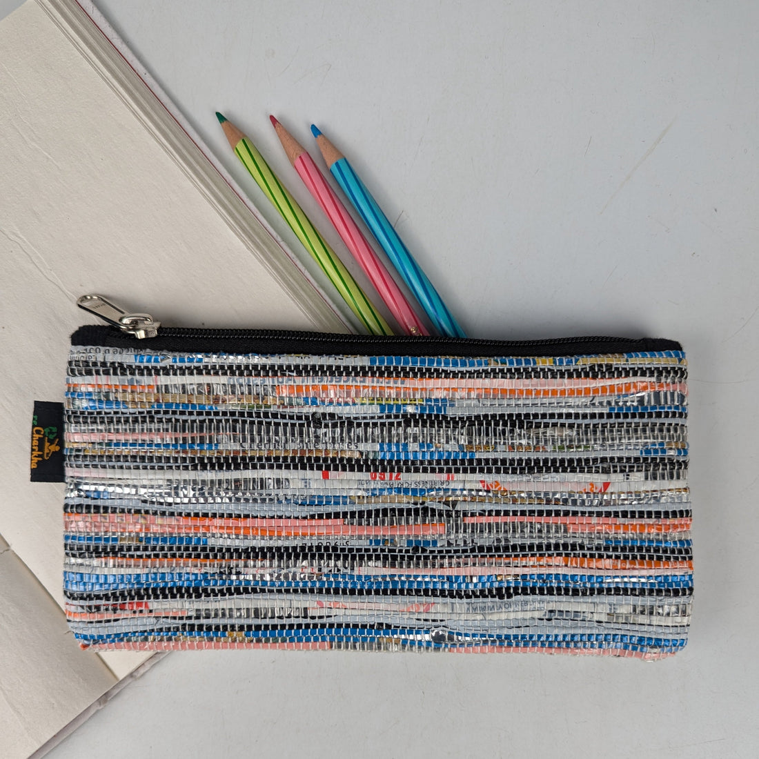 Upcycled Handwoven Pencil Pouch (PP0825-026) PS_W