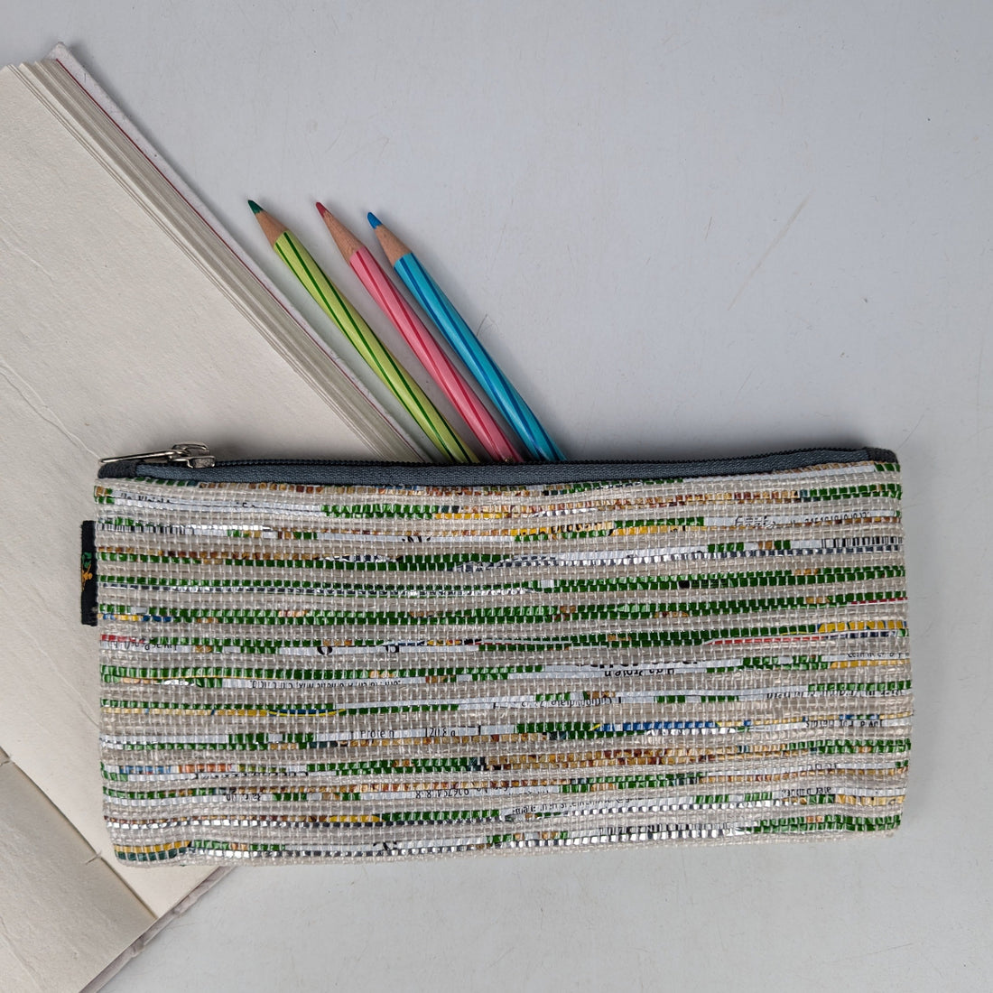 Upcycled Handwoven Pencil Pouch (PP0825-028) PS_W