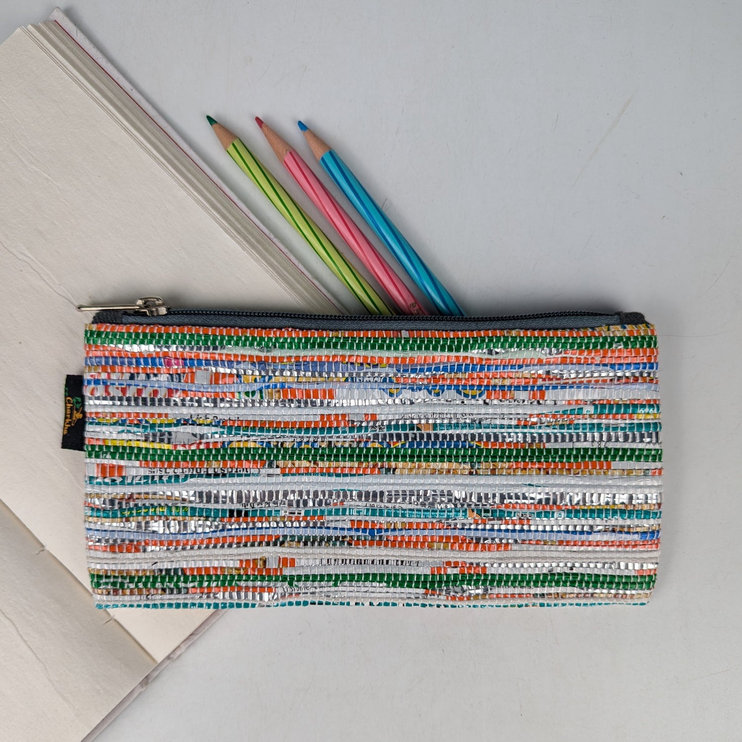 Upcycled Handwoven Pencil Pouch (PP0825-032) PS_W
