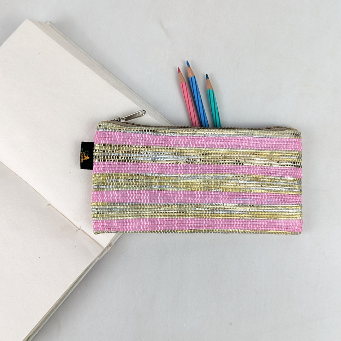 Upcycled Handcrafted Pencil Pouch (PP0626-001) PS_W 