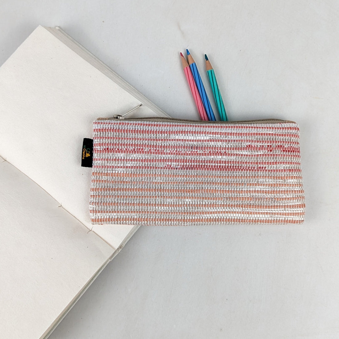 Upcycled Handcrafted Pencil Pouch (PP0626-005) PS_W 