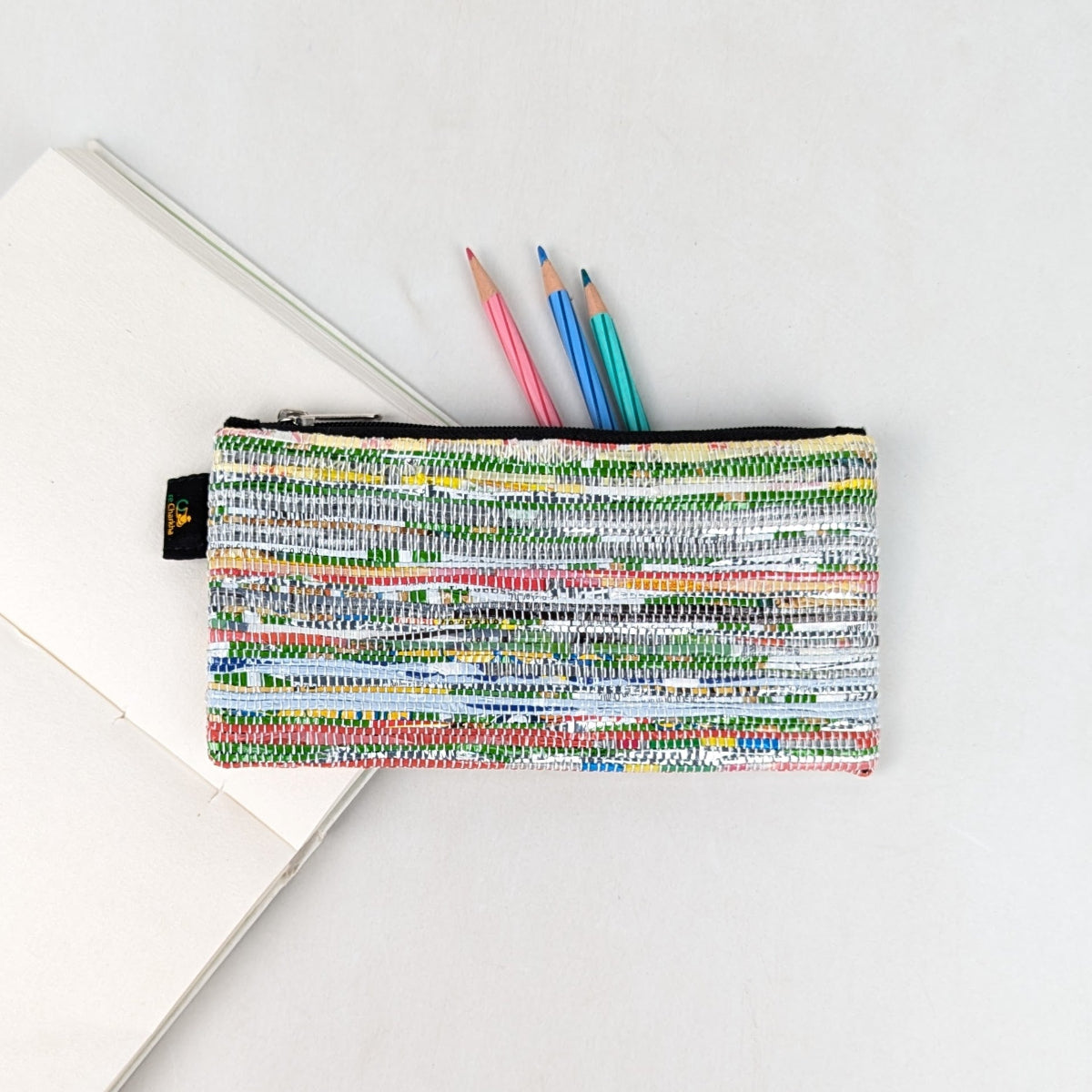 Upcycled Handcrafted Pencil Pouch (PP0626-016)