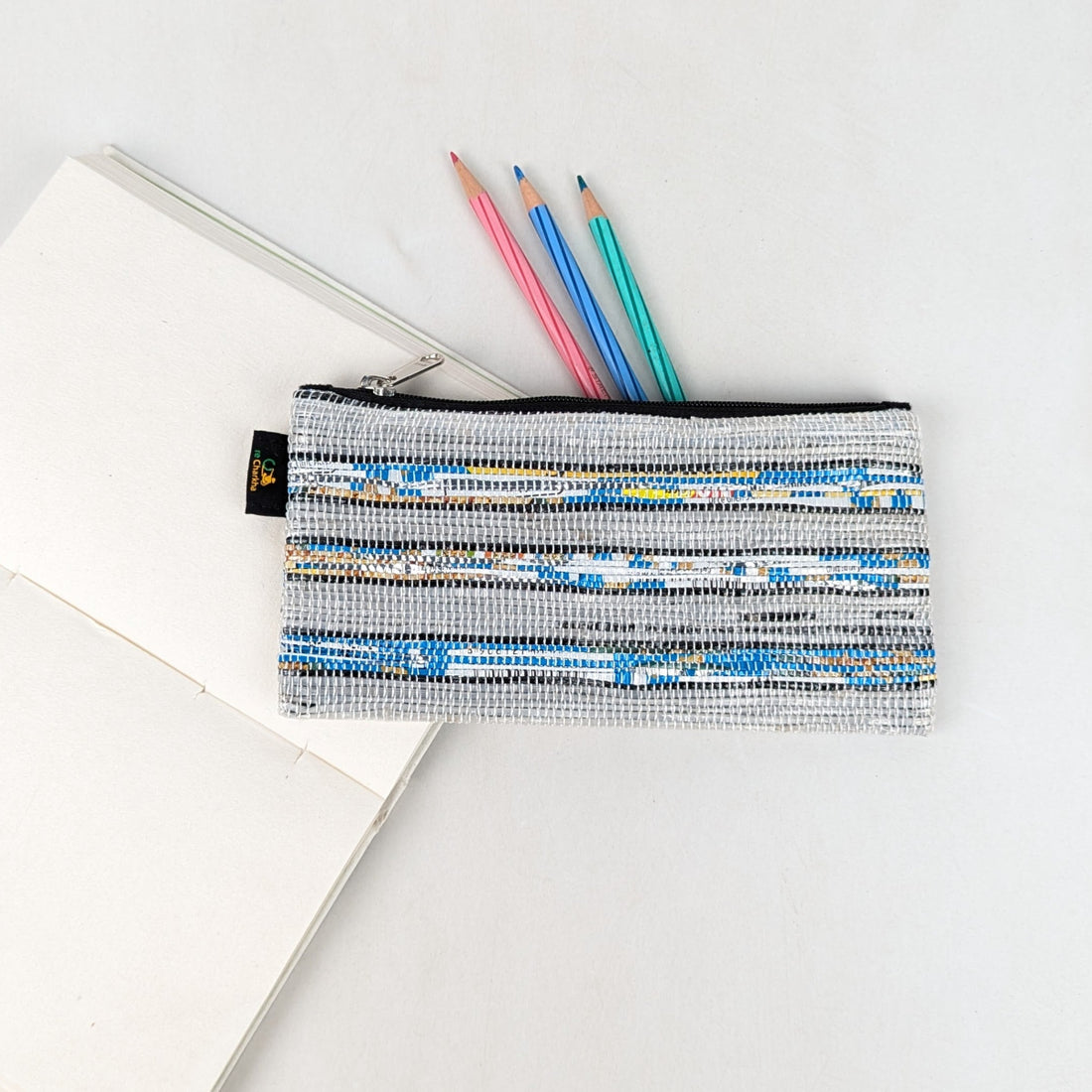 Upcycled Handcrafted Pencil Pouch (PP0626-021)